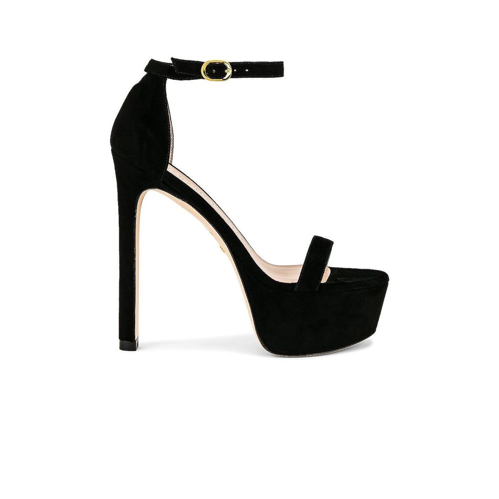 NEW Size 9 Stuart Weitzman Nudist Hollywood Heel in Black REVOLVE MSRP $495